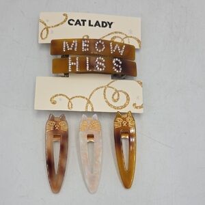 Cat Lady Barrettes & Clips